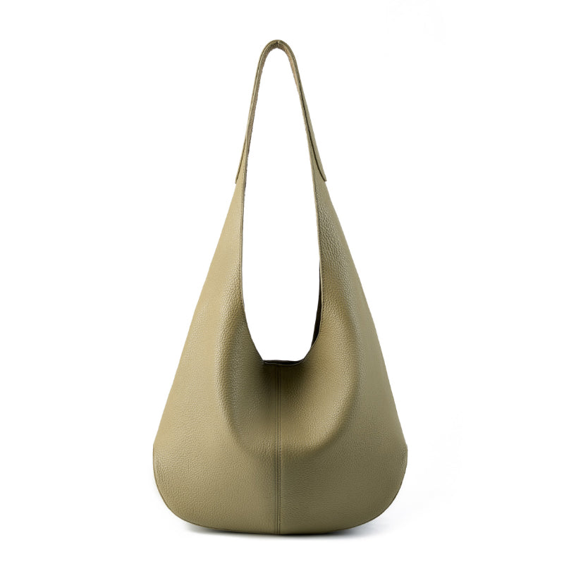 Sac Hobo en Cuir Doux pour Femmes