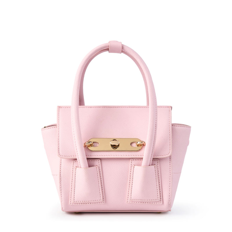 Sac à Main Élégant Touché Doré en Cuir pour Femmes