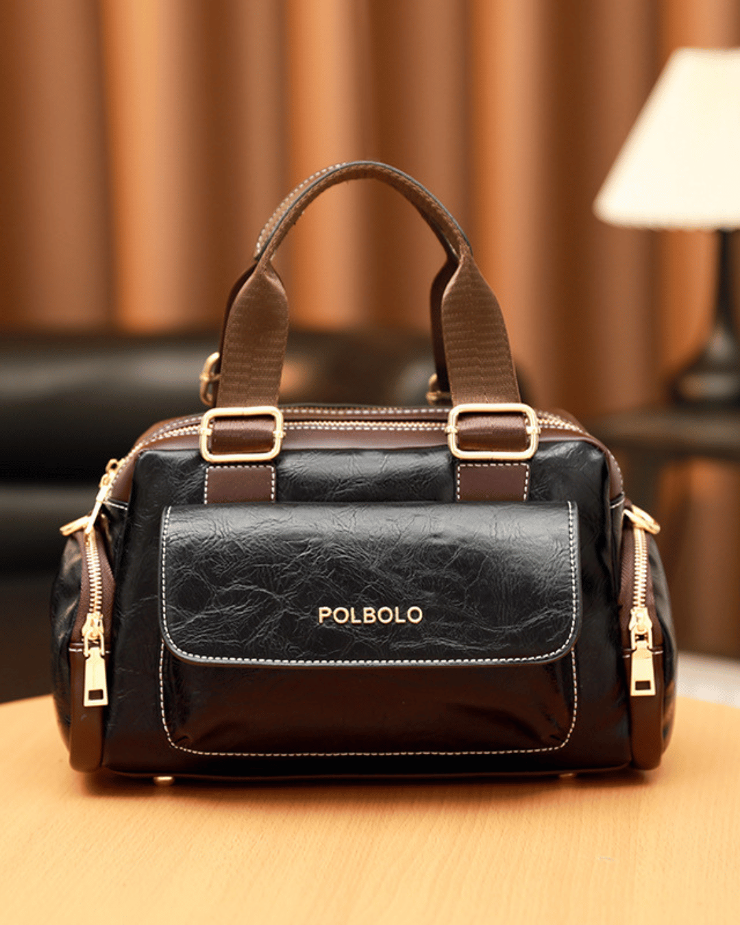 Sac à Main en Cuir Vintage Spacieux pour Femmes