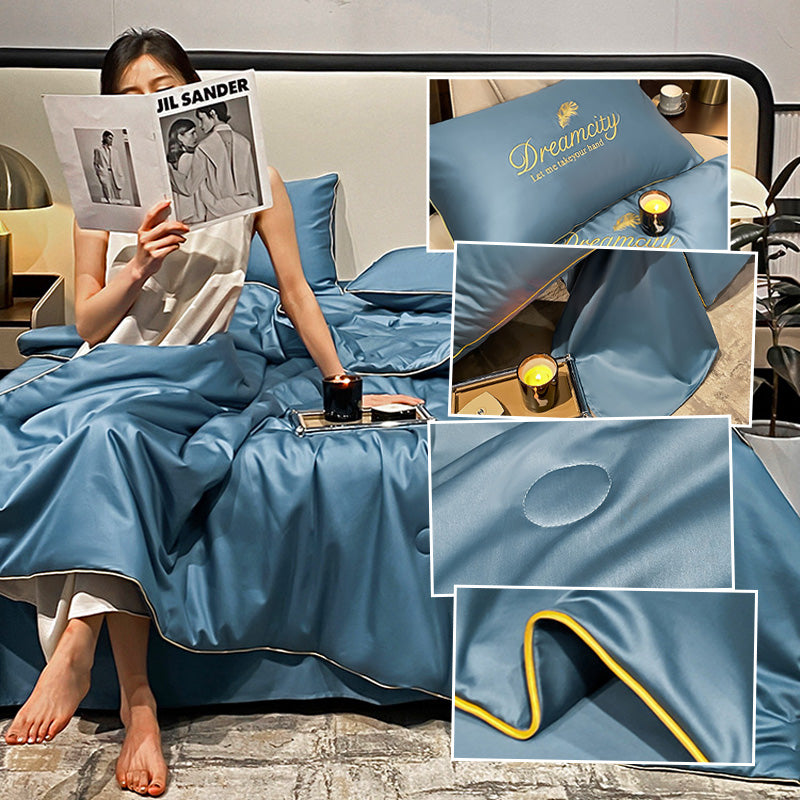 Couette en Élastique Froid pour un Sommeil Rafraîchissant en Été