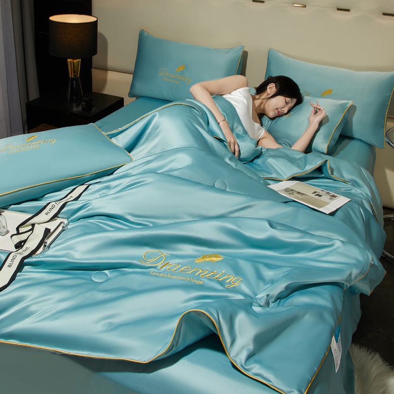 Couette en Élastique Froid pour un Sommeil Rafraîchissant en Été