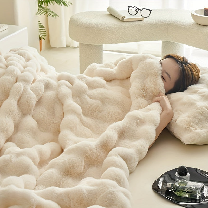 Couverture en Fleece Double - Doudou Chaud et Doux