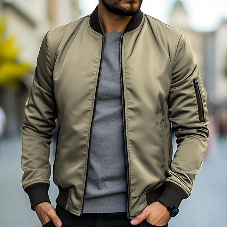 Veste bomber élégante, confortable et polyvalente pour hommes - Aurelles