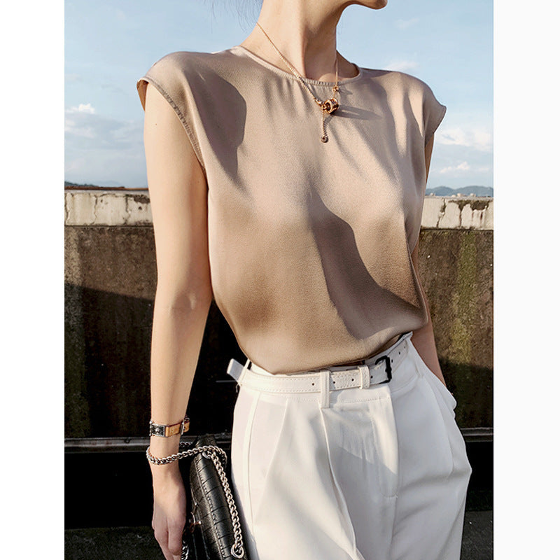 Top Femme Sans Manches en Fibre de Viscose - Aurelles