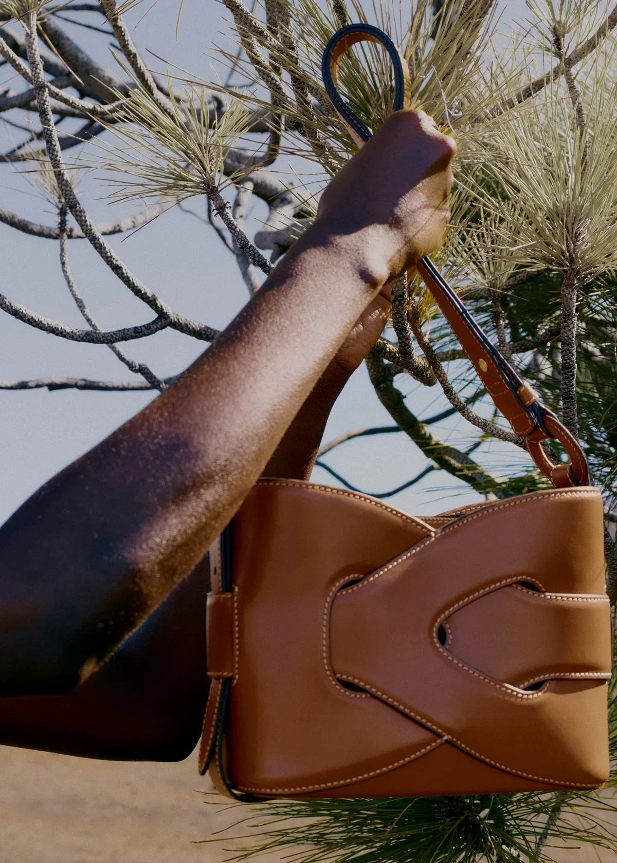 Sac Porté Épaule en Cuir Véritable pour Femmes