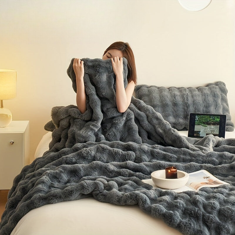 Couverture en Fleece Double - Doudou Chaud et Doux