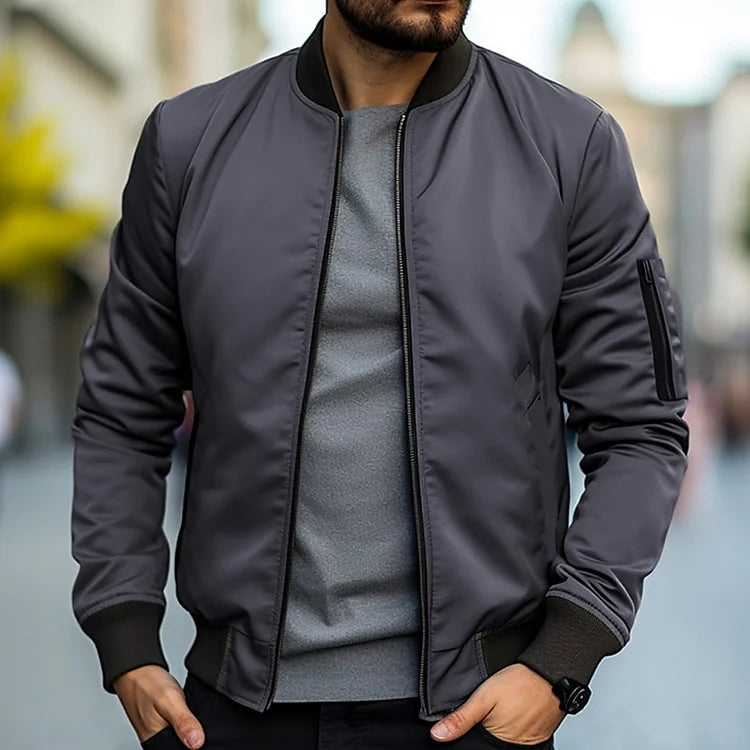 Veste bomber élégante, confortable et polyvalente pour hommes - Aurelles