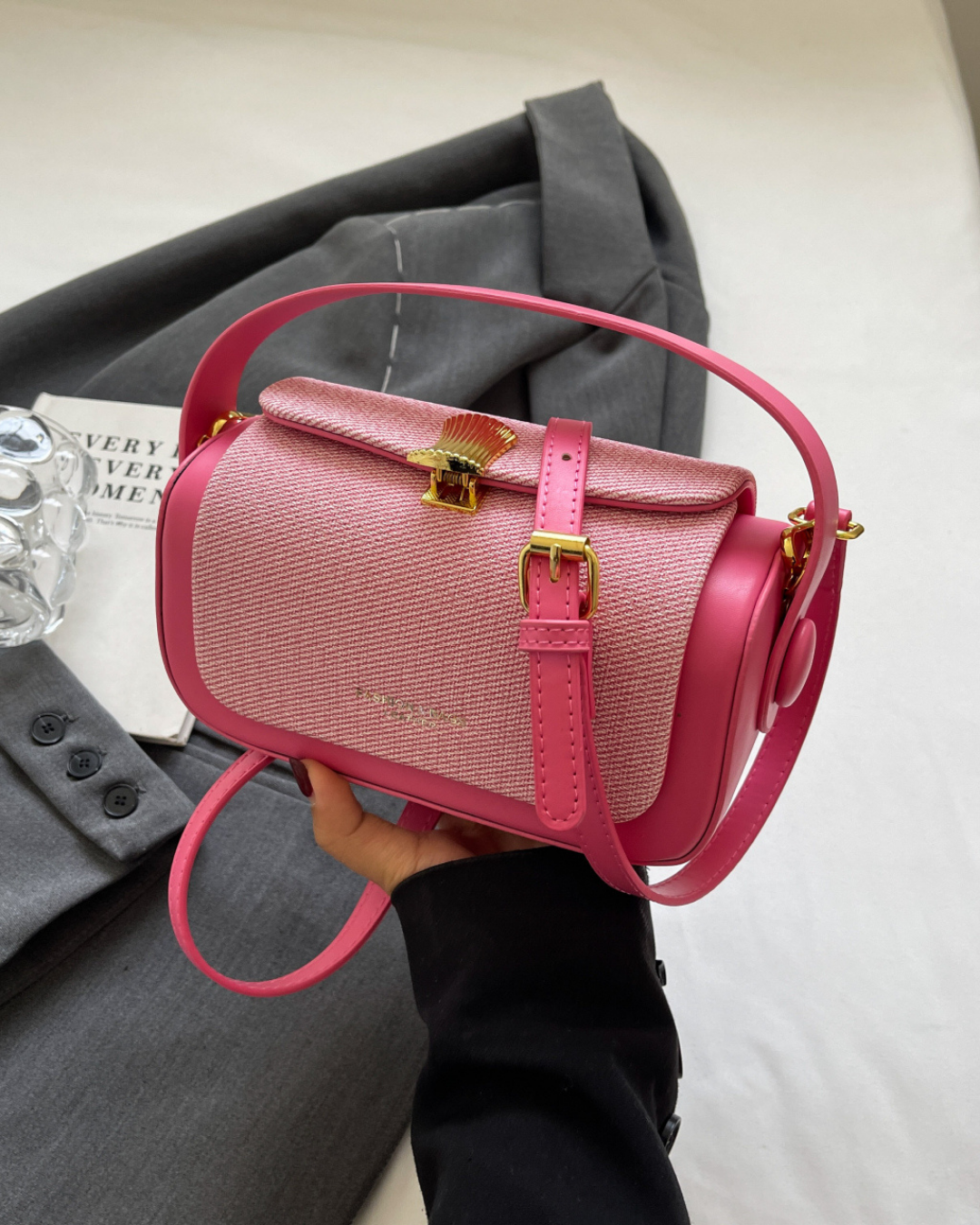 Sac Bandoulière Élégant en Similicuir pour Femmes