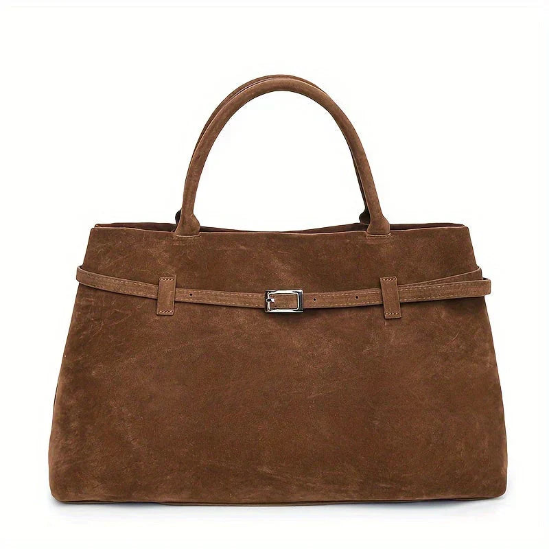 Sac à Main Vintage en Daim Élégant pour Femmes