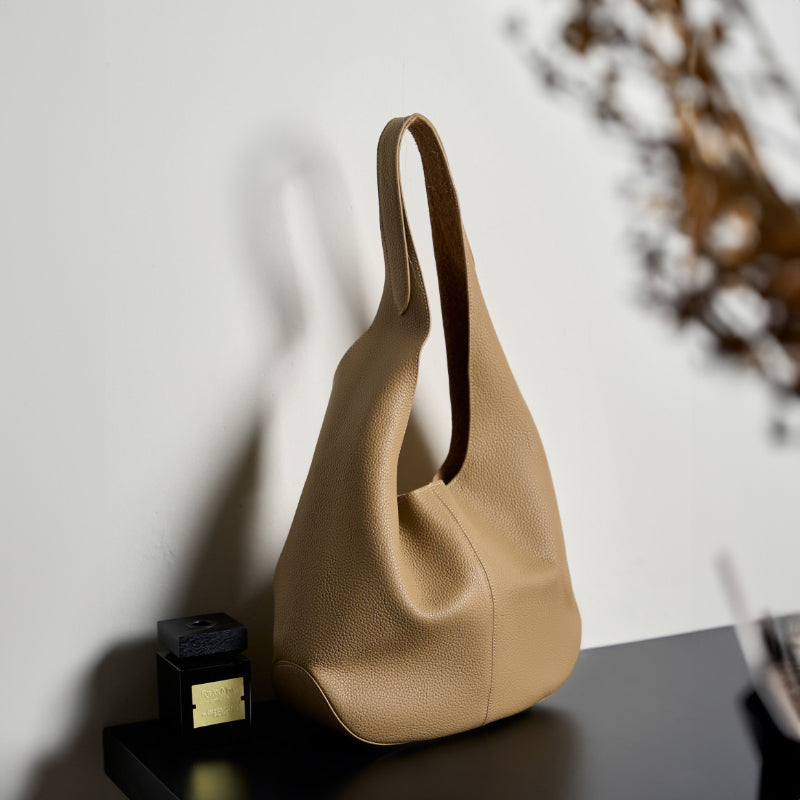 Sac Hobo en Cuir Doux pour Femmes