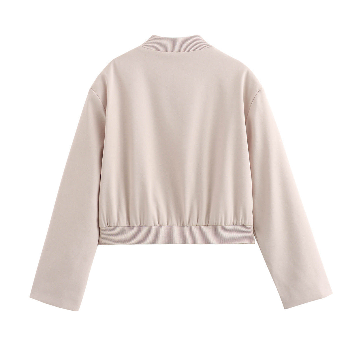 Veste Courte Style Baseball à Col Montant Pour Femmes - Aurelles