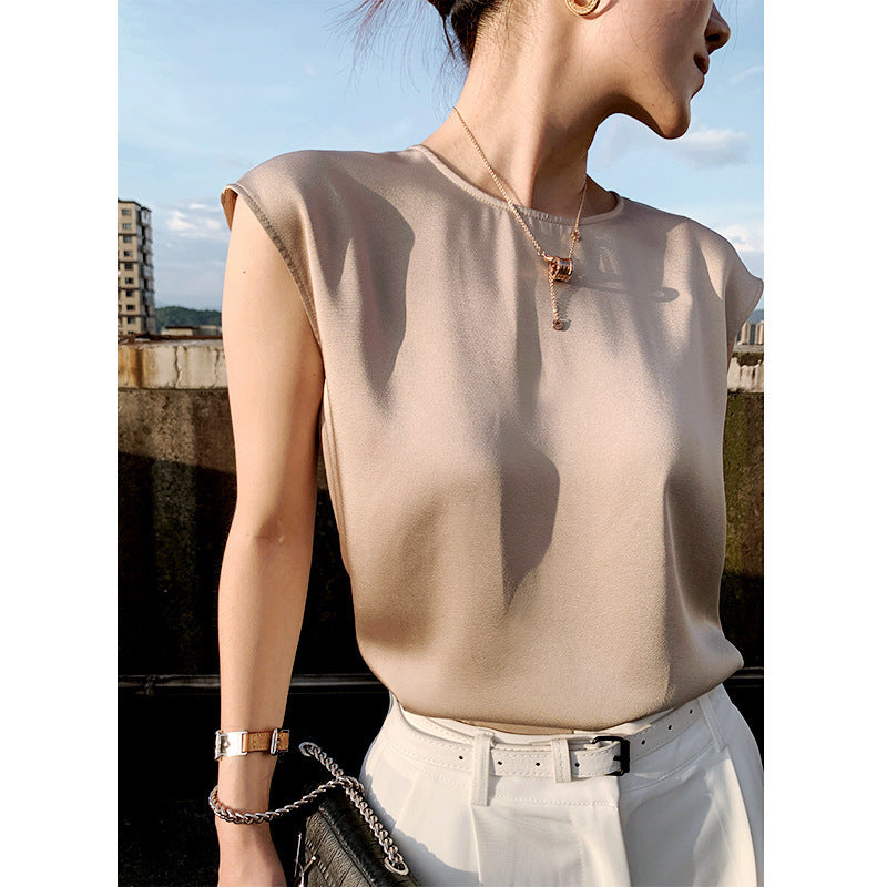 Top Femme Sans Manches en Fibre de Viscose - Aurelles