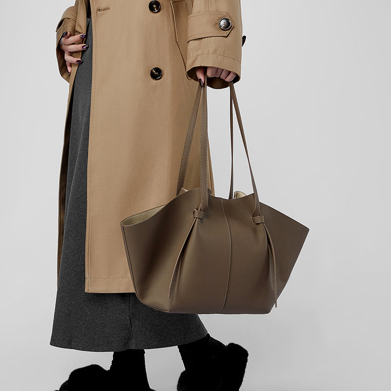 Sac en Cuir Vachette Spacieux pour Femmes