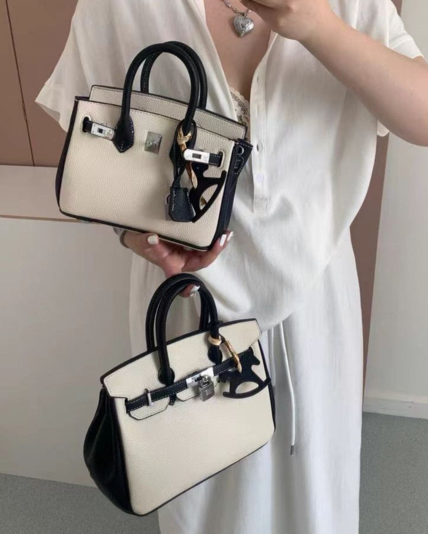 Sac Élégant en Cuir de Veau pour Femmes