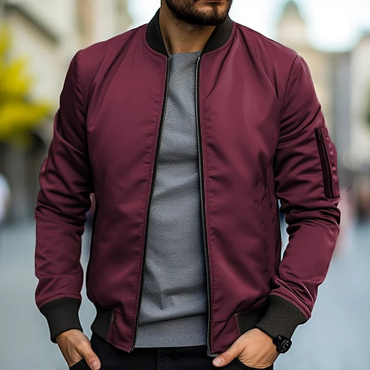 Veste bomber élégante, confortable et polyvalente pour hommes - Aurelles