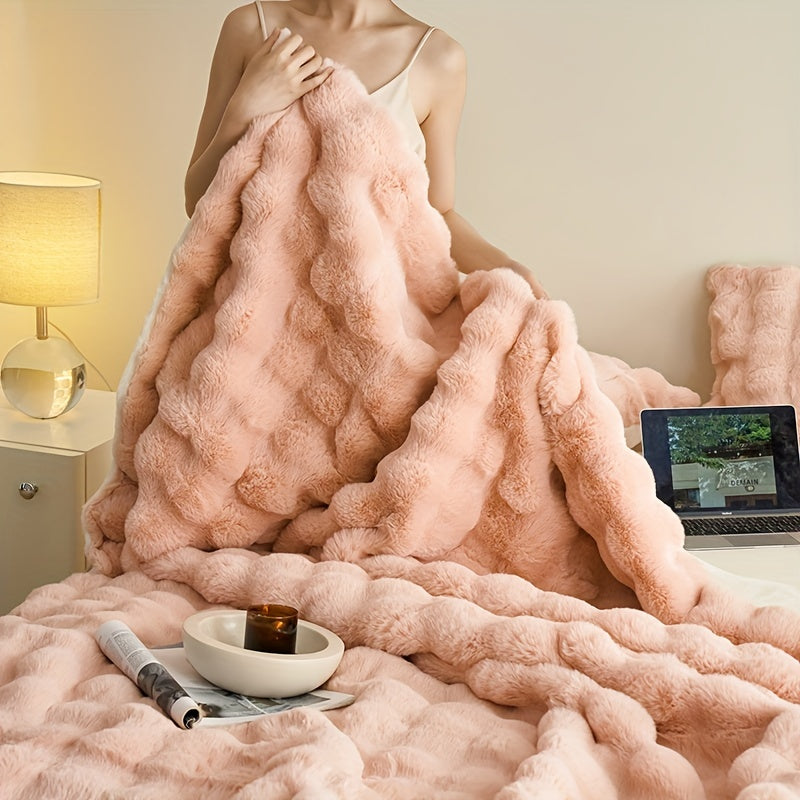 Couverture en Fleece Double - Doudou Chaud et Doux