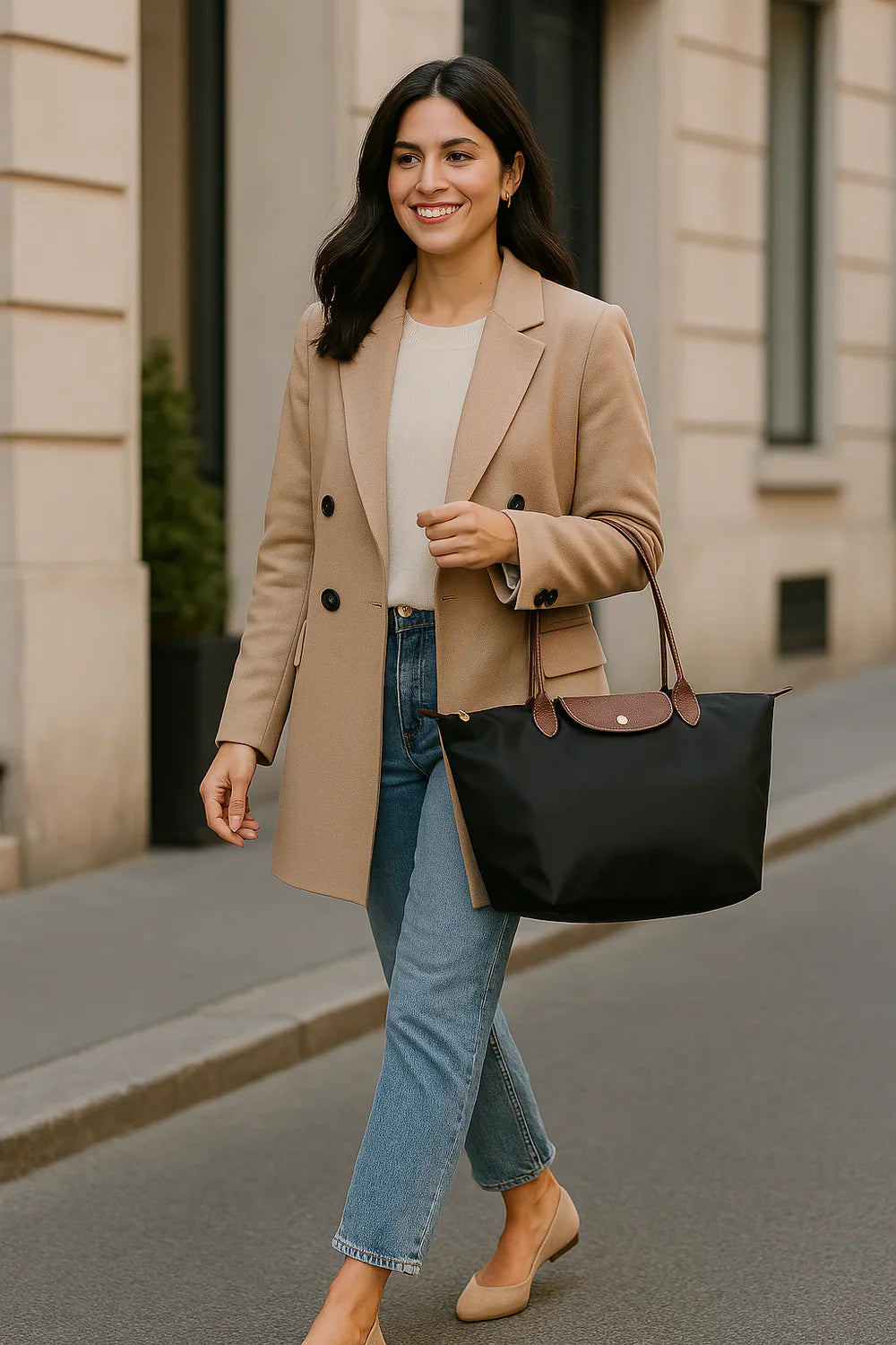 Sac à Main Pliable Zippé et Imperméable pour Femmes