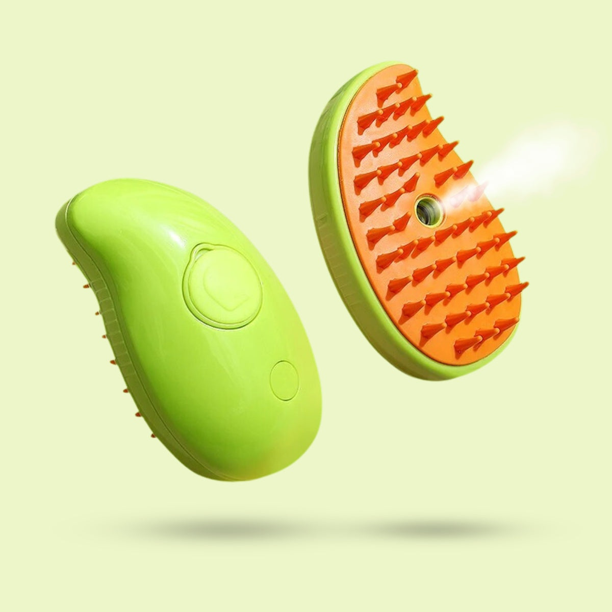 Brosse Vapeur Rafraîchissante pour Poils d'Animaux - Chats & Chiens