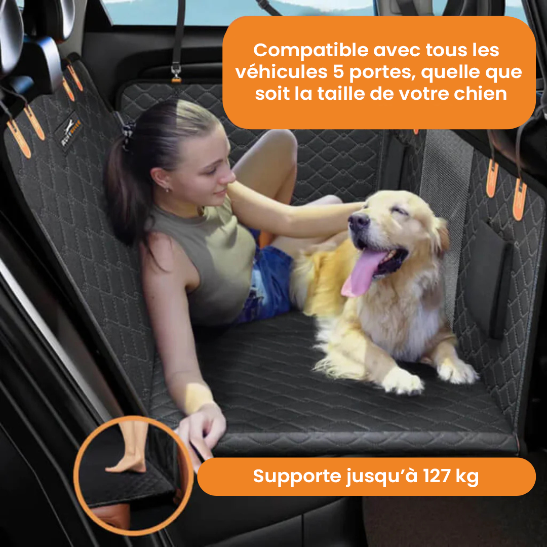 Housse de siège voiture pour chien – Protection imperméable et antidérapante