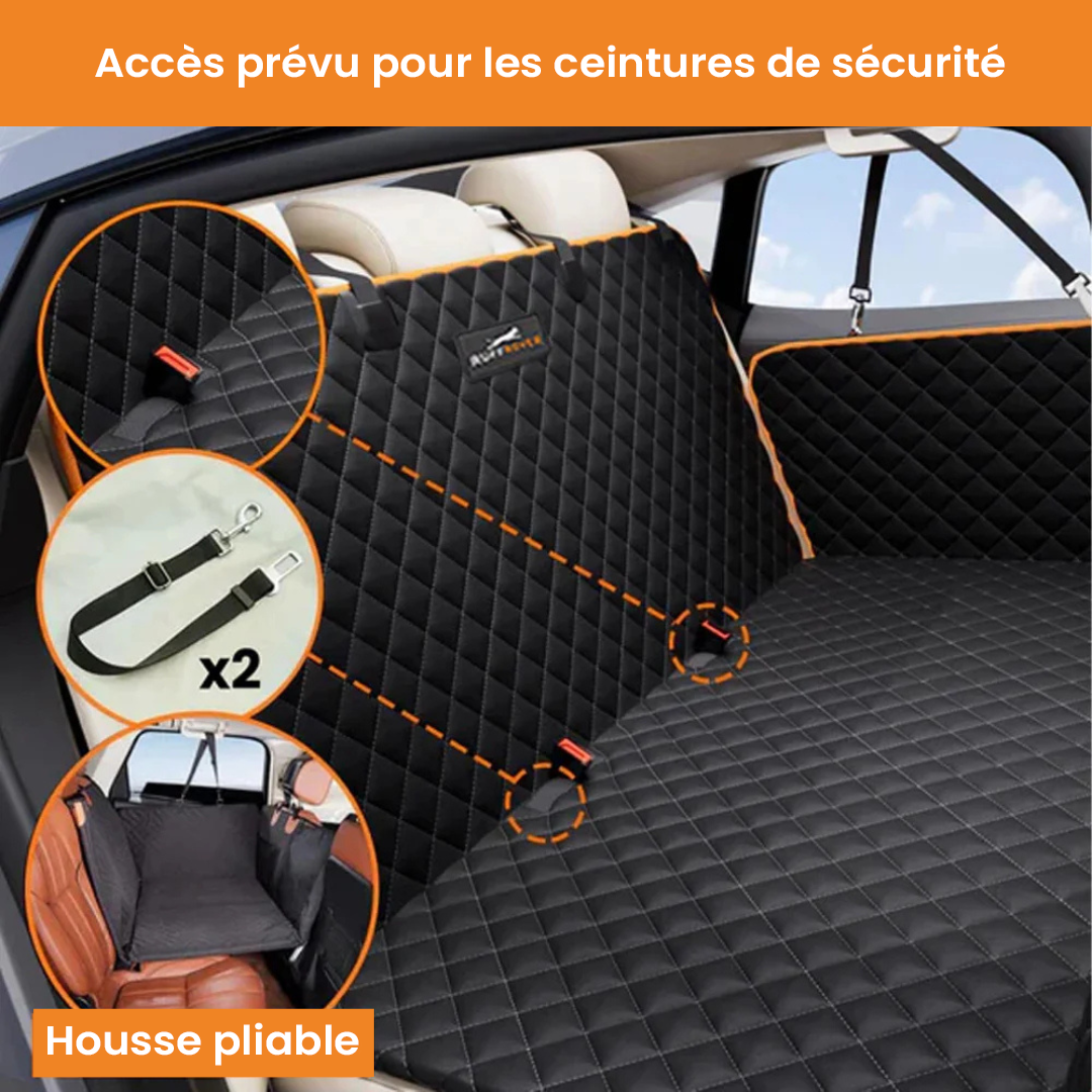 Housse de siège voiture pour chien – Protection imperméable et antidérapante