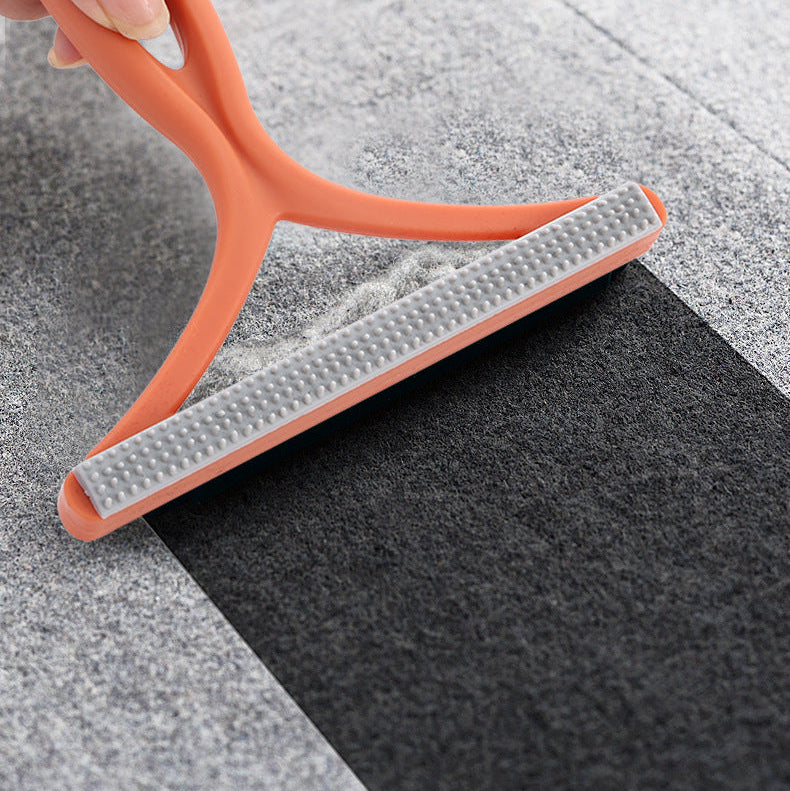 Rouleau anti-poils pour animaux double face réutilisable