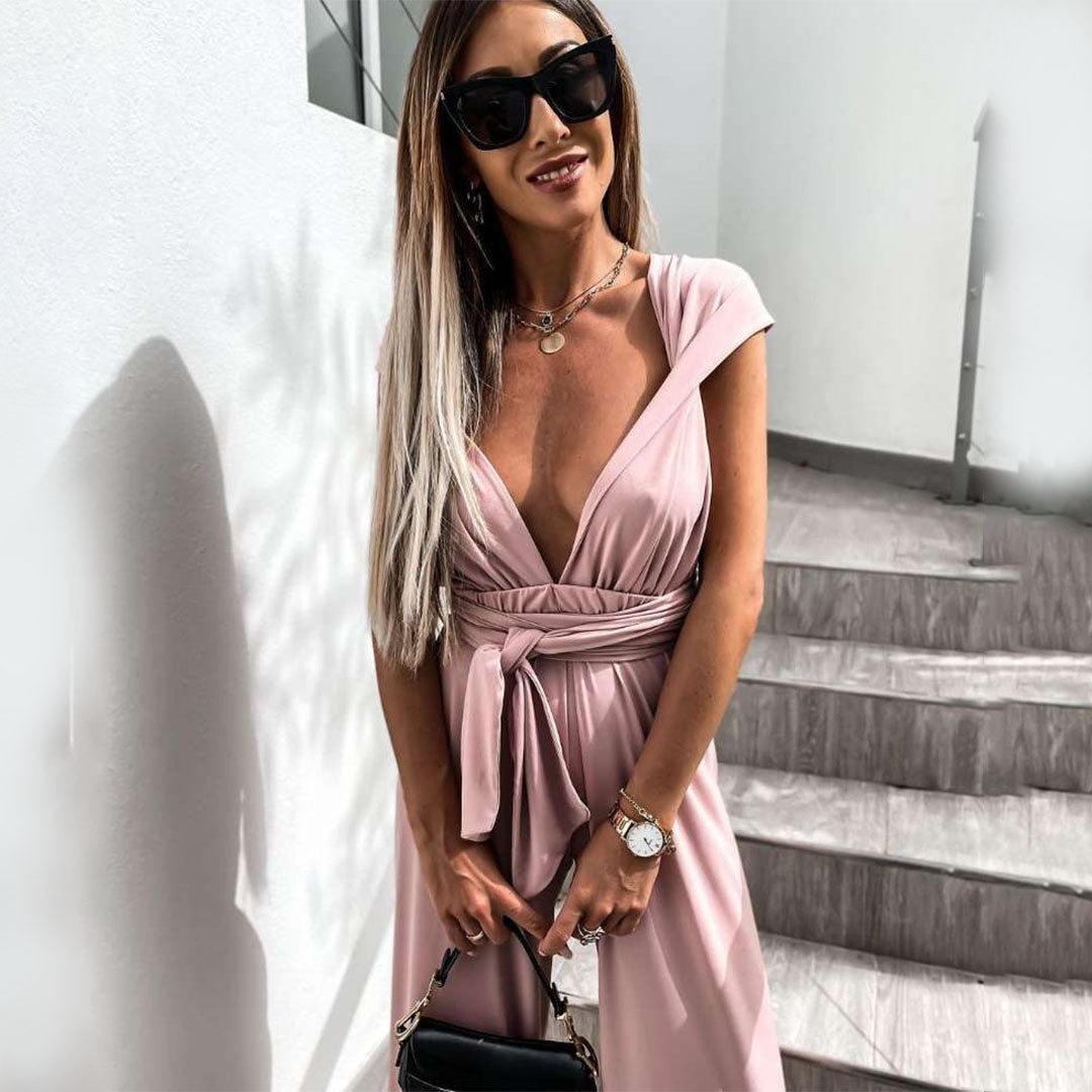 Combinaison Élégante Pour Femmes Avec Décolleté V Profond - Aurelles