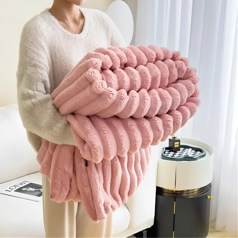 Couverture en Flanelle Douce et Élégante