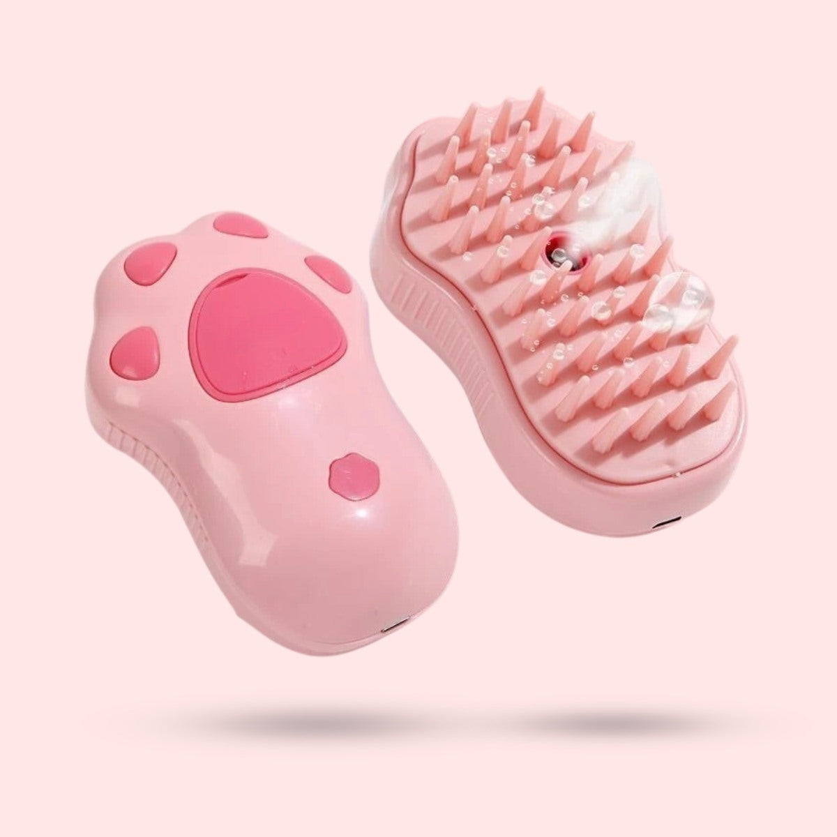 Brosse Vapeur Rafraîchissante pour Poils d'Animaux - Chats & Chiens
