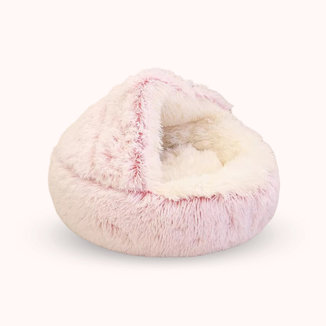 Lit coussin apaisant anti-stress pour chat et petit chien