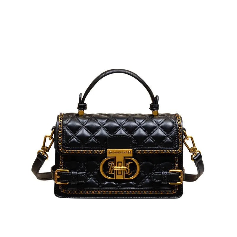 Sac Bandoulière en Cuir Matelassé pour Femmes