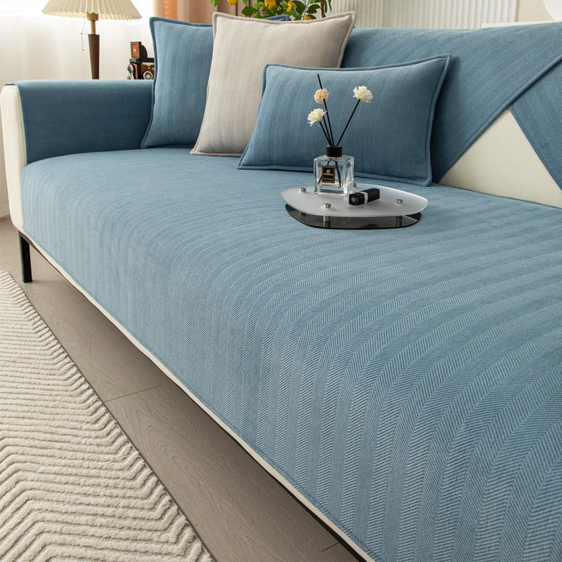 Housse de canapé antidérapante et lavable – Protection élégante et confortable