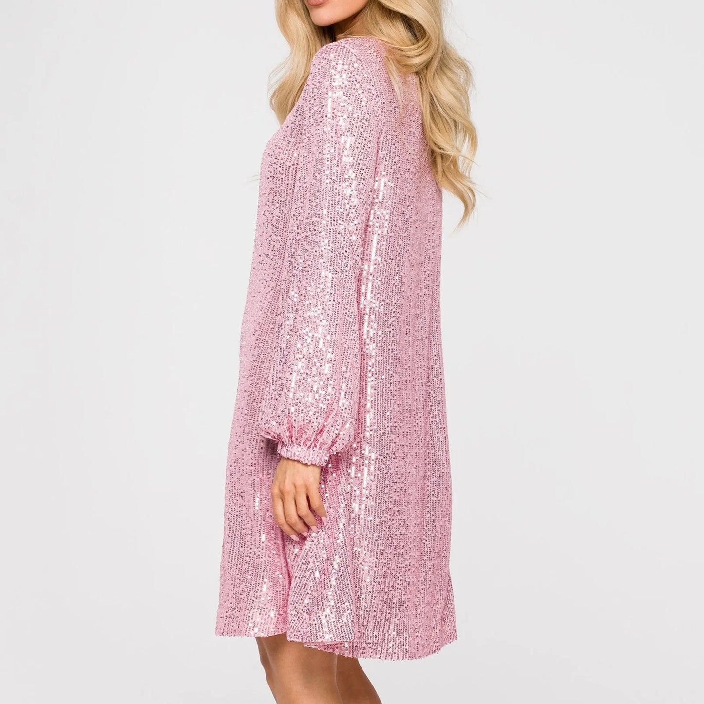 Robe A-Line à Paillettes Élégante pour Femme Chic