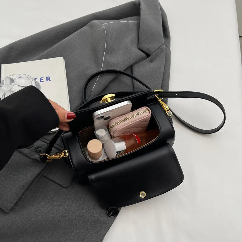 Sac Valersia à Boucle Rétro Minimaliste pour Femmes