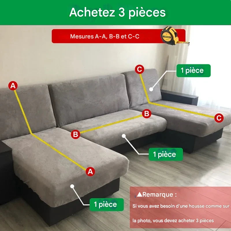 Housse de Canapé Élastique Moderne pour Tous Types de Canapés