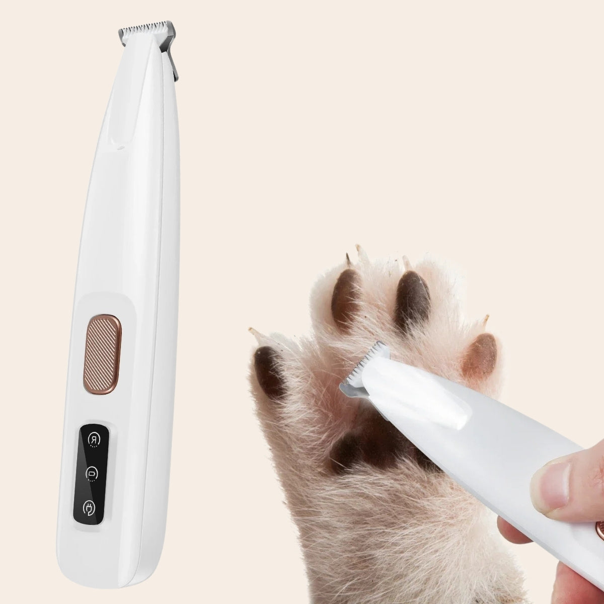 Tondeuse silencieuse chien et chat – pattes, museau, oreilles