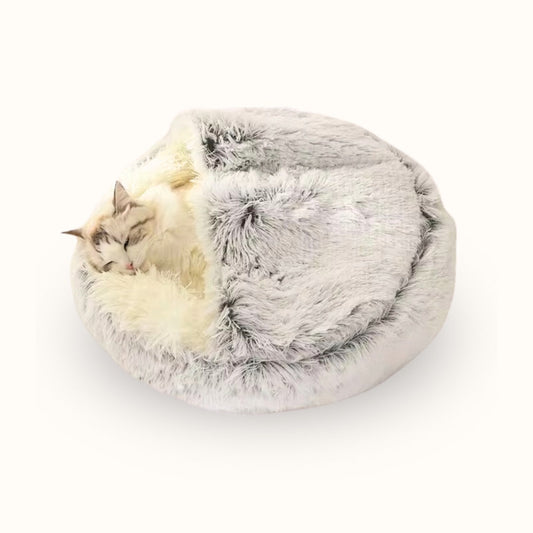 Lit coussin apaisant anti-stress pour chat et petit chien