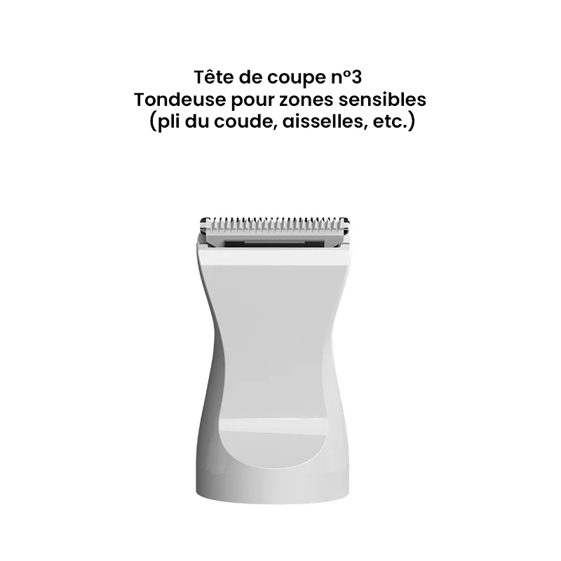 Tondeuse silencieuse sans fil pour chien et chat – Kit toilettage 4-en-1