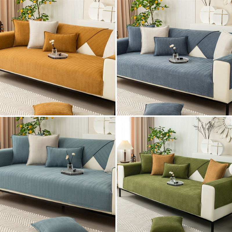 Housse de canapé antidérapante et lavable – Protection élégante et confortable