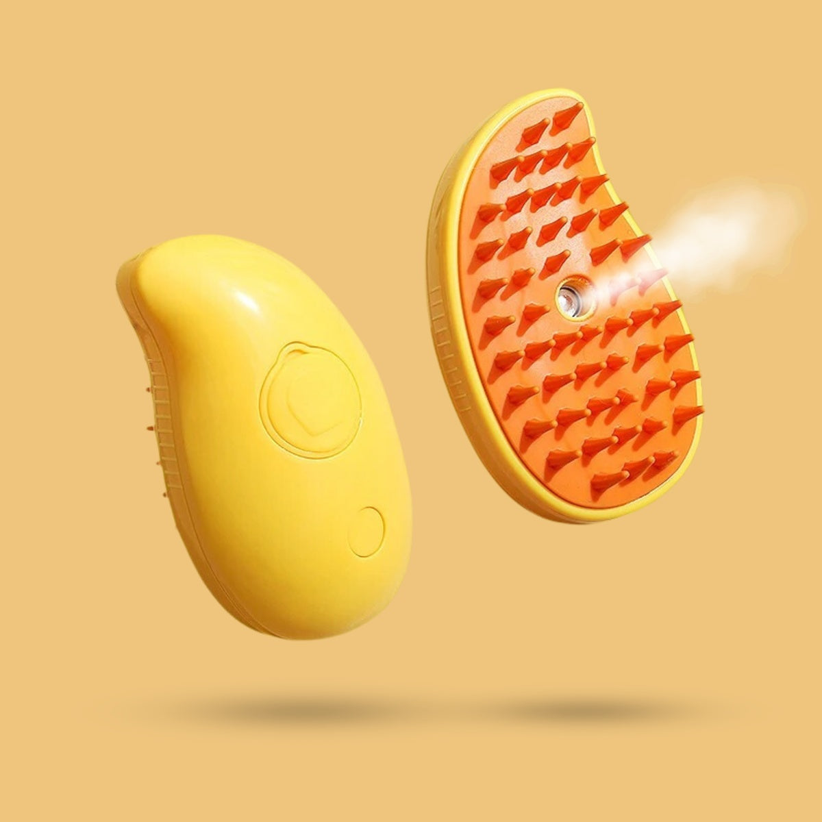 Brosse Vapeur Rafraîchissante pour Poils d'Animaux - Chats & Chiens