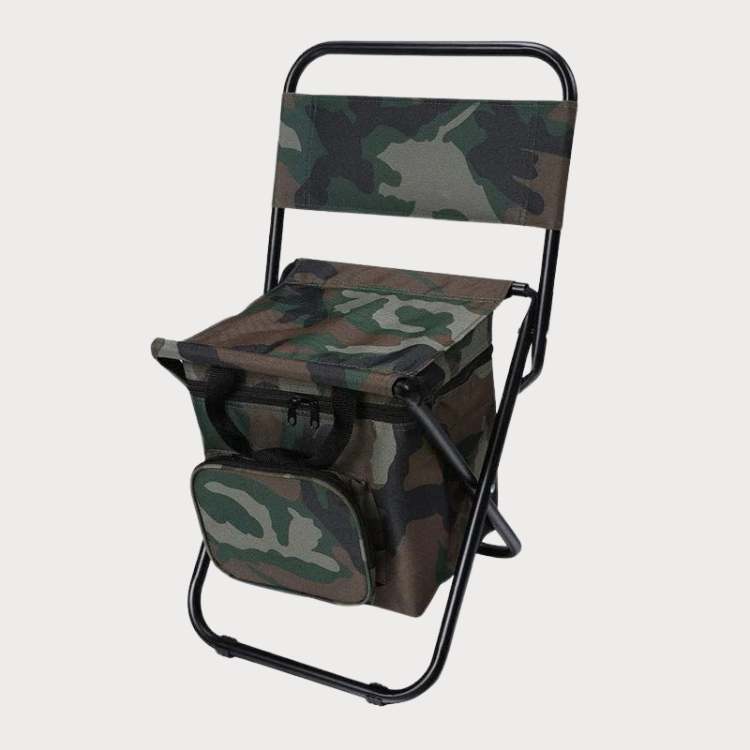 CampEase – Chaise Pliante Outdoor avec Compartiment Isotherme