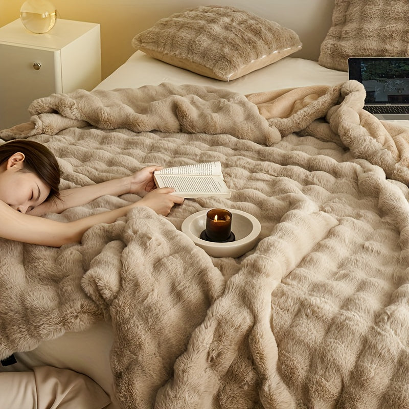 Couverture en Fleece Double - Doudou Chaud et Doux