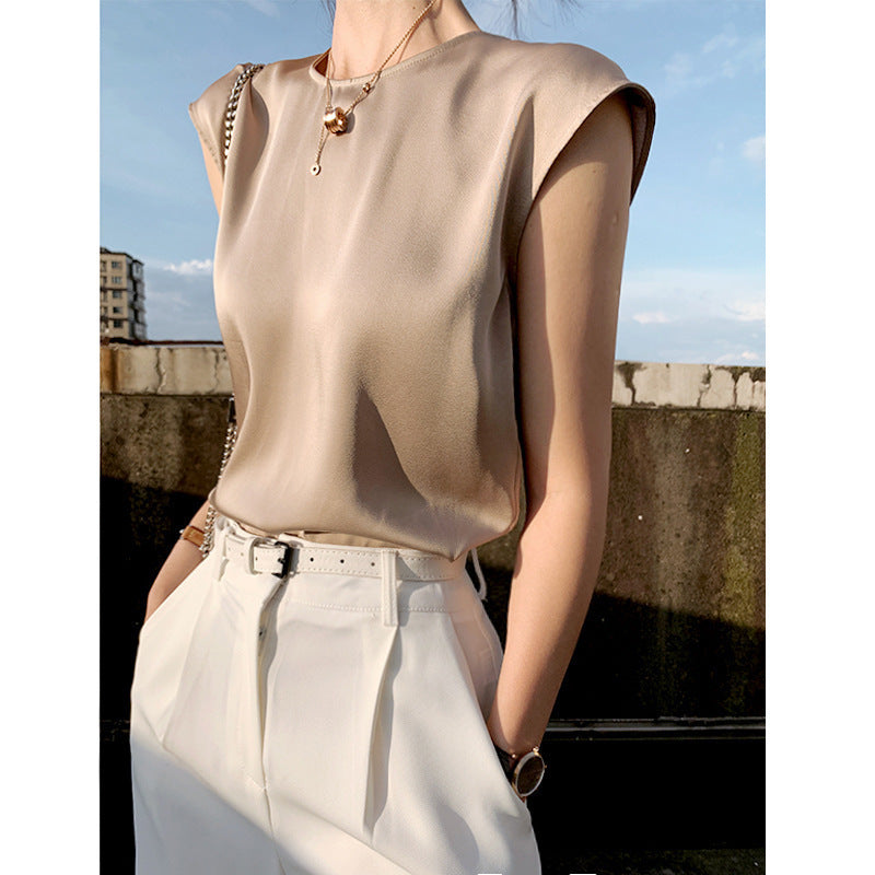 Top Femme Sans Manches en Fibre de Viscose - Aurelles