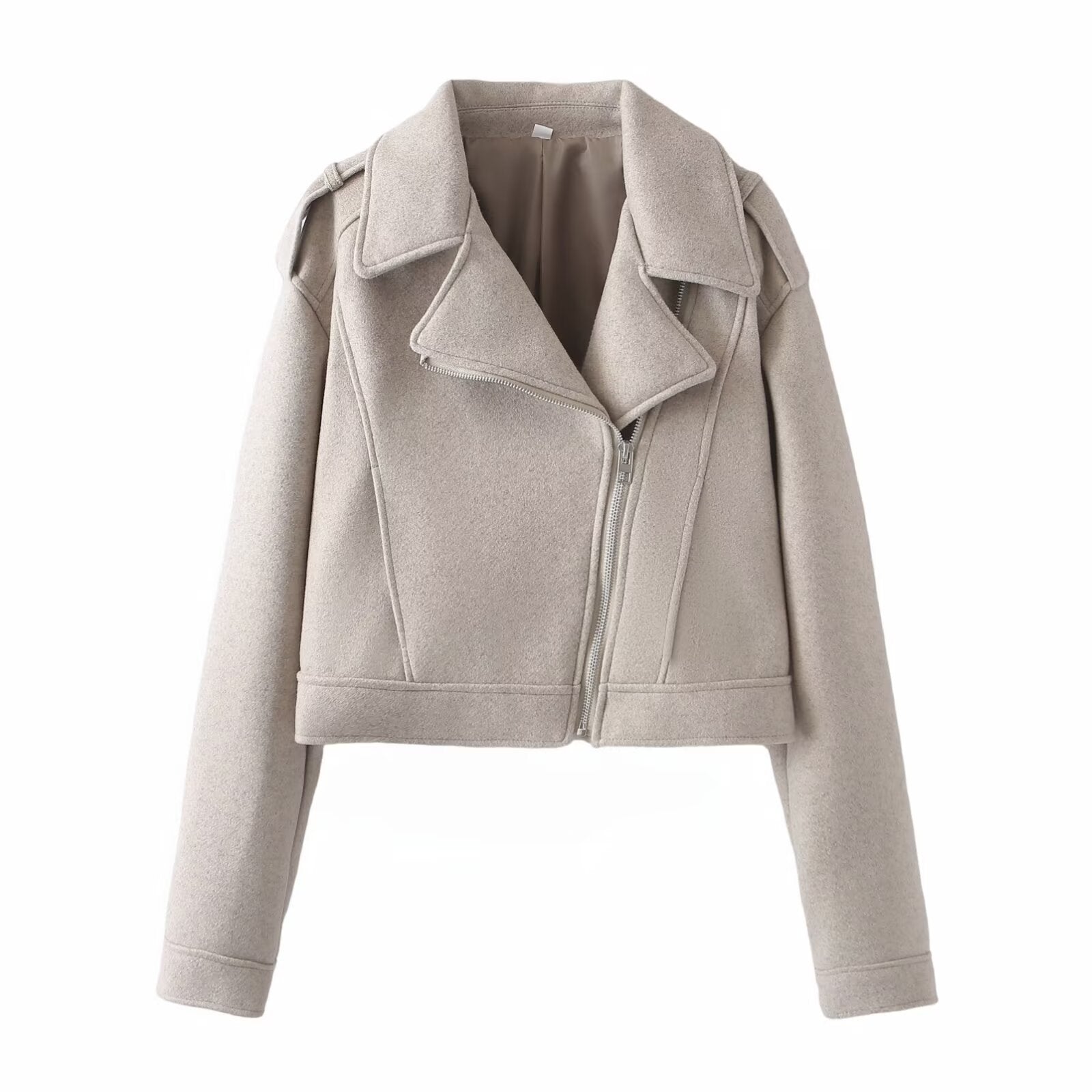 Veste Molletonnée Style Motard pour femmes - Aurelles