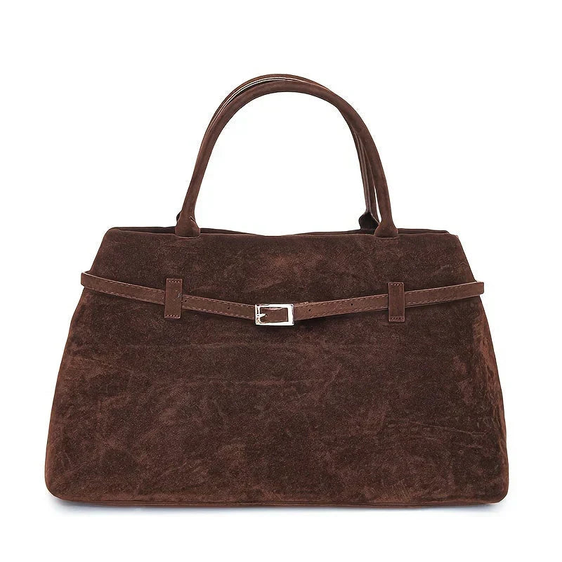 Sac à Main Vintage en Daim Élégant pour Femmes