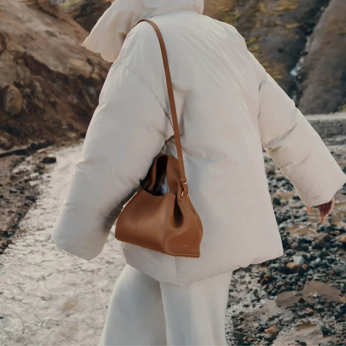 Sac à Main Minimaliste en Cuir pour Femmes