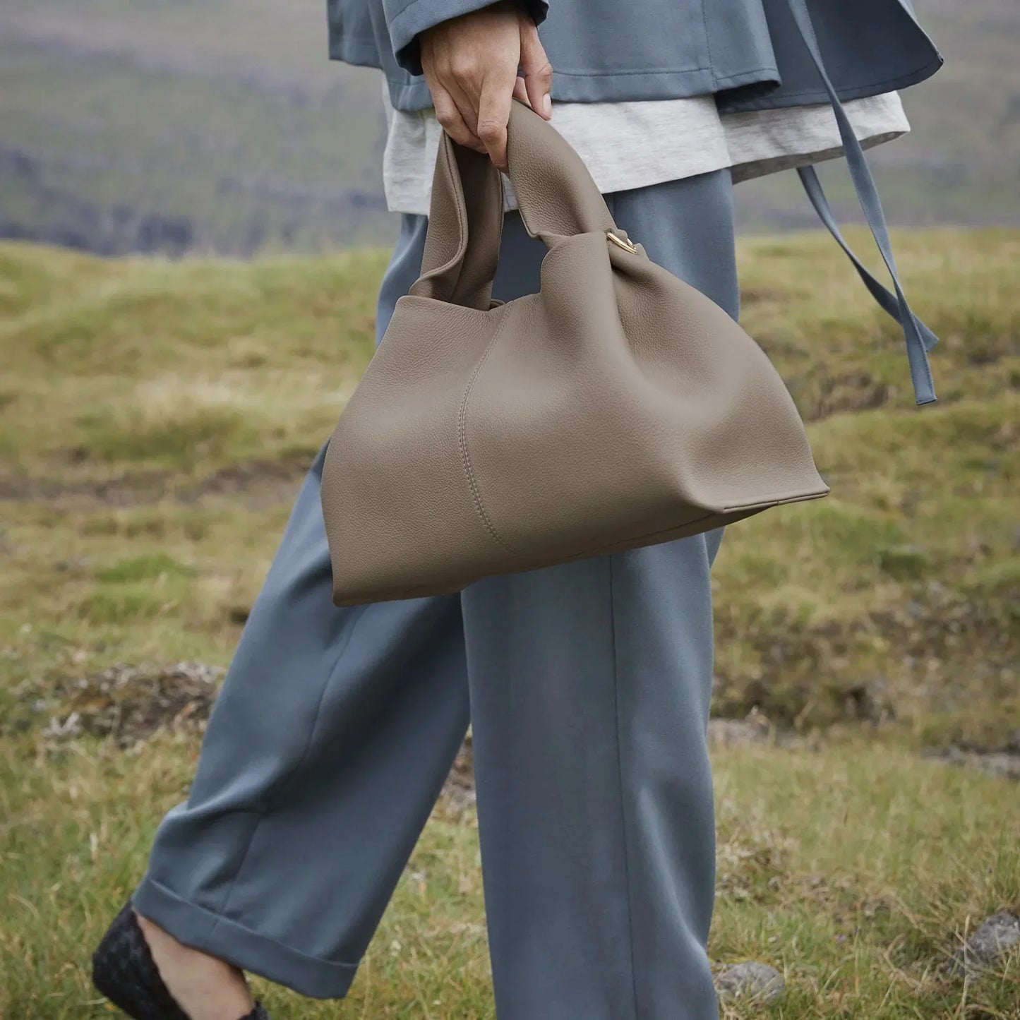 Sac à Main Minimaliste en Cuir pour Femmes