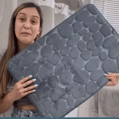 Velora – Tapis en Microfibre Texturé Antidérapant et Absorbant