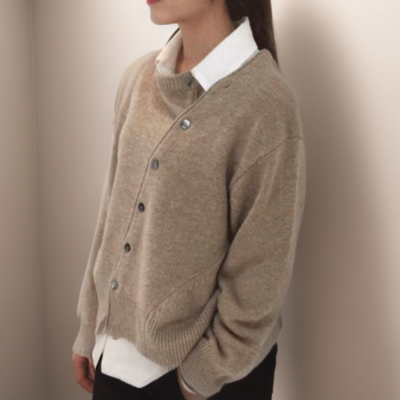 Cardigan doux en laine de cachemire pour femmes - Aurelles