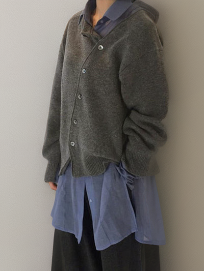 Cardigan doux en laine de cachemire pour femmes - Aurelles