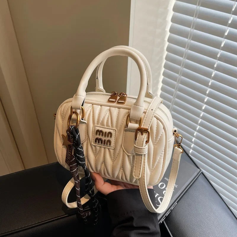 Sac Mio Matelassé en Cuir pour Femmes